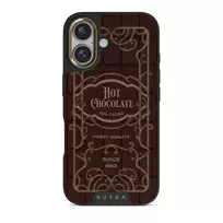 Hot Chocolate - iPhone 16 Case, Elite Dark (MagSafe) / Gold