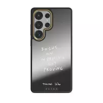 Focus On - Samsung Galaxy S25 Ultra Case, Elite Mirror Dark (Magnetic) / Gold