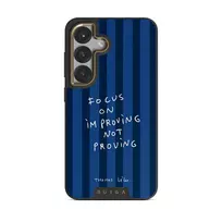 Focus On - Samsung Galaxy S25 Plus Case, Elite Dark (Magnetic) / Gold
