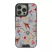 Les Alpes - iPhone 16 Pro Max Case, Elite Dark (MagSafe) / Gunmetal