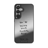 Your Best - Samsung Galaxy S25 Plus Case, Elite Mirror Dark (Magnetic) / Gunmetal