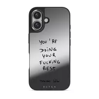 Your Best - iPhone 16 Case, Elite Mirror Dark (MagSafe) / Gunmetal