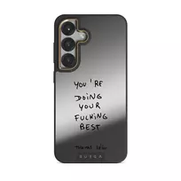 Your Best - Samsung Galaxy S25 Plus Case, Elite Mirror Dark (Magnetic) / Gold