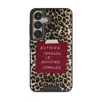Nothing Changes - Samsung Galaxy S25 Case, Elite Dark (Magnetic) / Gold