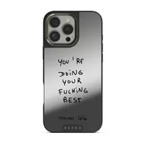 Your Best - iPhone 16 Pro Case, Elite Mirror Dark (MagSafe) / Gunmetal