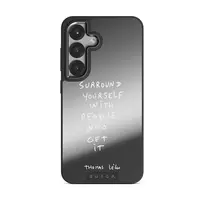 Get It - Samsung Galaxy S25 Case, Elite Mirror Dark (Magnetic) / Gunmetal