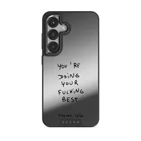 Your Best - Samsung Galaxy S25 Case, Elite Mirror Dark (Magnetic) / Gunmetal