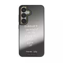 Get It - Samsung Galaxy S25 Case, Elite Mirror Dark (Magnetic) / Gold