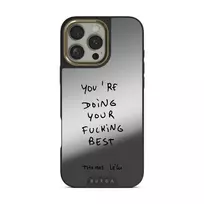 Your Best - iPhone 16 Pro Max Case, Elite Mirror Dark (MagSafe) / Gold