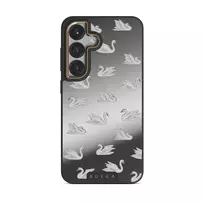 Evermore - Samsung Galaxy S25 Case, Elite Mirror Dark (Magnetic) / Gold