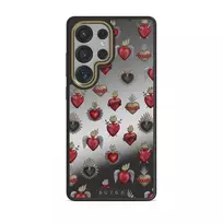 Sworn Hearts - Samsung Galaxy S25 Ultra Case, Elite Mirror Dark (Magnetic) / Gold