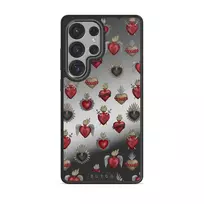 Sworn Hearts - Samsung Galaxy S25 Ultra Case, Elite Mirror Dark (Magnetic) / Gunmetal