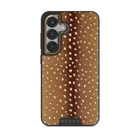 Fawn - Samsung Galaxy S25 Case, Elite Dark (Magnetic) / Gold