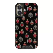 Sworn Hearts - iPhone 16 Plus Case, Elite Dark (MagSafe) / Gold