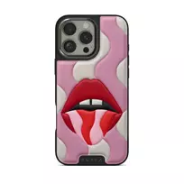 Bite Me - iPhone 16 Pro Case, Elite Puffy Dark / Gunmetal