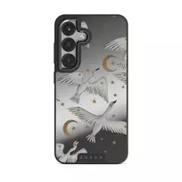 Star Crossed - Samsung Galaxy S25 Plus Case, Elite Mirror Dark (Magnetic) / Gunmetal