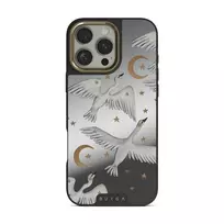 Star Crossed - iPhone 16 Pro Max Case, Elite Mirror Dark (MagSafe) / Gold