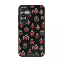Sworn Hearts - Samsung Galaxy S25 Case, Elite Dark (Magnetic) / Gunmetal