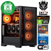 INTOP AQUA Ryzen 5 7500F 16GB 500SSD RTX5060 8GB WiFi WIN11 POWERED BY COUGAR