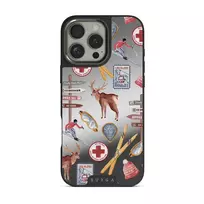 Les Alpes - iPhone 16 Pro Case, Elite Mirror Dark (MagSafe) / Gunmetal