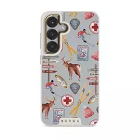 Les Alpes - Samsung Galaxy S25 Case, Elite Light (Magnetic) / Gold