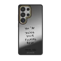 Your Best - Samsung Galaxy S25 Ultra Case, Elite Mirror Dark (Magnetic) / Gold