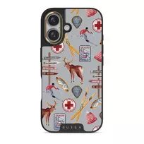 Les Alpes - iPhone 16 Plus Case, Elite Dark (MagSafe) / Gold