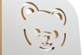 Vaikiška kedutė - bokštelis Kidoo Bear, baltas