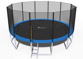 Batutas Funfit 490 cm su apsauginiu tinklu