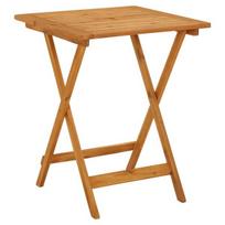 Sulankstomas sodo stalas，Lauko stalas, 60x60x75cm, akacijos medienos masyvas CFE633953
