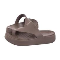 Crocs Getaway Platform Toe Loop Truffle 210834-0LF (CR375-a) šlepetės