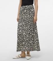 Vero Moda moteriškas sijonas 10306800*01, juodas/smėlio spalvos