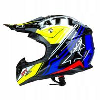 Vaikiškas ATV Šalmas BMX QUAD CROSS + Balaklava Sertifikuotas ECE XXS (48-50cm)