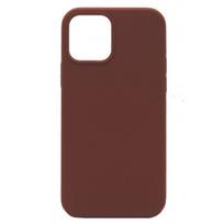 „Evelatus Apple iPhone 12 / 12 Pro“ aukščiausios kokybės minkštas silikoninis dėklas, tamsios kavos spalvos