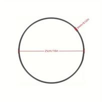 Didelis metalinis lankas dekoracijoms, Juoda 45cm/18in