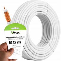 TV Koaksialinis kabelis antenos 1,02 Cu CC1 Vayox 25 m