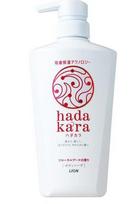 Lion Hadakara Drėkinamasis skystas muilas – skystas kūno muilas-gelis su gėlių kvapu 500ml
