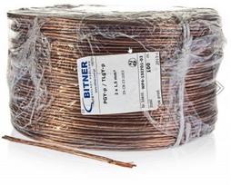 Laidų garsiakalbiams BITNER BiTsound PGY-p (TLgY) 2x0,75mm 1m | 10347 | 5902956232229
