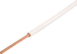 Elektros kabelis montavimui H07V-U (DY) 1,5 White /100m/ | T0093 DY 1 X 1,5 BIAŁY | 5907702814872