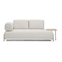 Smėlio spalvos sofa iš šenilinio audinio 220 cm Compo – Kave Home