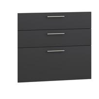 Virtuvinės spintelės durelės VENTO D3S_H-80/82 Antracito spalvos