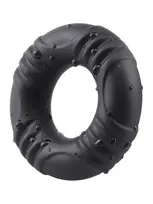 Great Fit Silicone Cock Ring Black