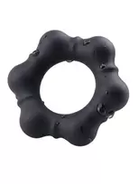 Luminous Silicone Cock Ring Black