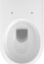 Miska WC Koło Nova Pro Premium lejowa Rimfree, wisząca, owalna, z półkrytymi mocowaniami (M33126000) | M33126000 | 5906976950309