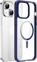 Clin2 dėklas iPhone 14 Plus magnetinis MagSafe dangtelis mėlynas