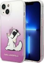 Karl Lagerfeld KLHCP14MCFNRCPI iPhone 14 Plus 6.7 deklas rožinis / rožinis Choupette Fun