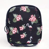 Higieninių servetėlių saugojimo maišelis,  DBlue-Flamingo