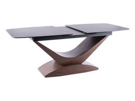 Valgomojo stalas DOLCE CERAMIC, 180-240 x 95 cm, pilka