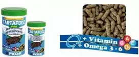 Prodac TartaFood Pellet granulės dideliems ir vidutiniams vandens vėžliams 4L/1kg