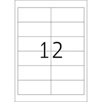 Herma Premium etiketės A4, baltas, matinis popierius, 2400 vnt (4623)